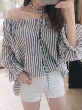 「FLYMODEL（フライモデル）のアイテム」を使った、FLYMODELさん（レディース・167cm）の春コーディネート