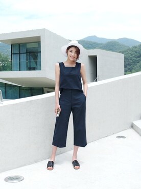 「FLYMODEL（フライモデル）のアイテム」を使った、FLYMODELさん（レディース・165cm）の夏コーディネート