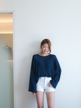 「FLYMODEL（フライモデル）のアイテム」を使った、FLYMODELさん（レディース・167cm）の夏コーディネート
