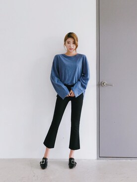「FLYMODEL（フライモデル）のアイテム」を使った、FLYMODELさん（レディース・167cm）の秋コーディネート