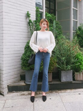 「FLYMODEL（フライモデル）のアイテム」を使った、FLYMODELさん（レディース・167cm）の秋コーディネート