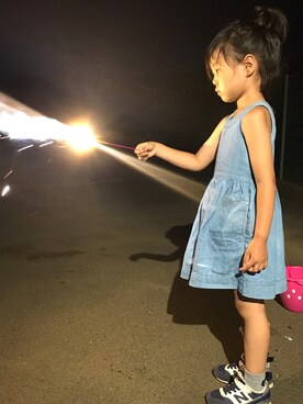 「ドラフトGAP」｜「アイテム（ワンピース/ドレス）」を使った、yukaさん（キッズ・110cm）の夏コーディネート