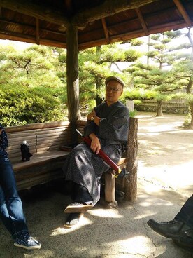 「きもの」｜「アイテム（腕時計）」を使った、ryuさん（メンズ・172cm）の秋コーディネート