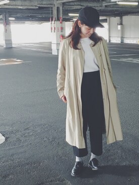 「乱痴気（ランチキ）のアイテム（帽子）」を使った、a ya me、 さん（レディース・153cm）の春コーディネート