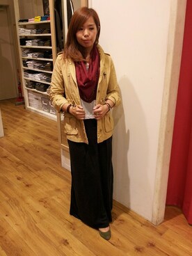 kinukaさん(レディース・157cm)の秋コーディネート