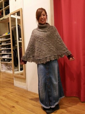 kinukaさん（レディース・157cm）の秋コーディネート