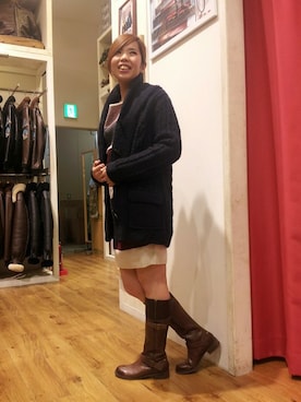 kinukaさん（レディース・157cm）の秋コーディネート