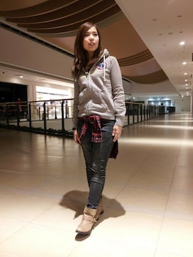 kinukaさん（レディース・157cm）の冬コーディネート