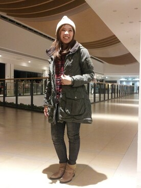 kinukaさん（レディース・157cm）の冬コーディネート