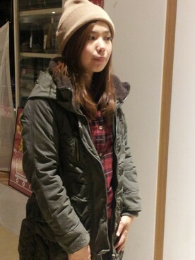 kinukaさん（レディース・157cm）の冬コーディネート