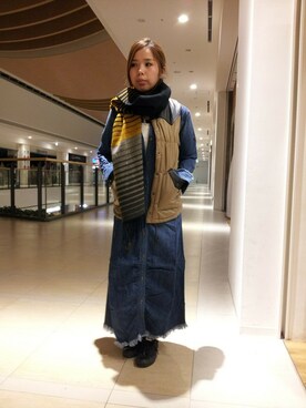 kinukaさん（レディース・157cm）の冬コーディネート