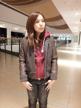 kinukaさん（レディース・157cm）の冬コーディネート