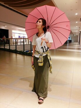 kinukaさん（レディース・157cm）の夏コーディネート