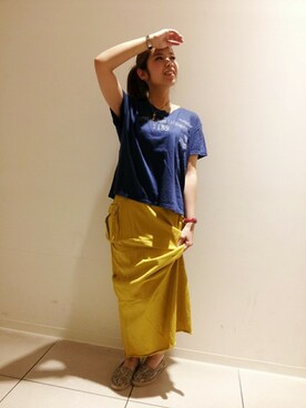 kinukaさん（レディース・157cm）の夏コーディネート