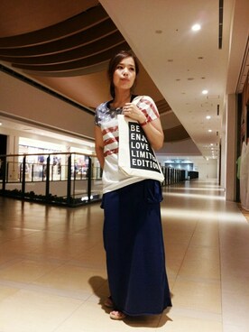 kinukaさん（レディース・157cm）の夏コーディネート