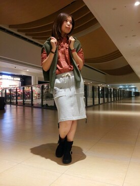 kinukaさん（レディース・157cm）の秋コーディネート