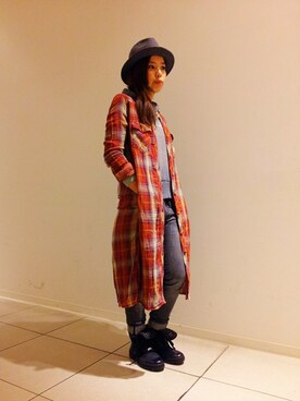 kinukaさん（レディース・157cm）の秋コーディネート