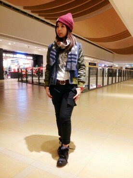 kinukaさん（レディース・157cm）の秋コーディネート