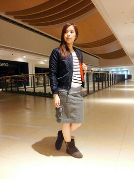 kinukaさん（レディース・157cm）の秋コーディネート