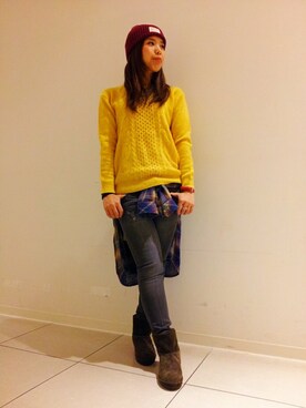 kinukaさん（レディース・157cm）の秋コーディネート