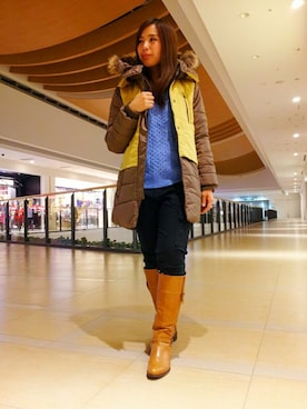 kinukaさん（レディース・157cm）の冬コーディネート