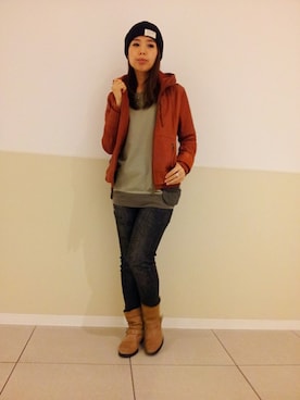 kinukaさん(レディース・157cm)の冬コーディネート