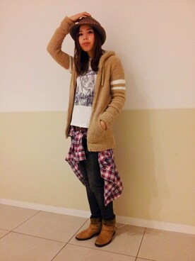kinukaさん(レディース・157cm)の冬コーディネート