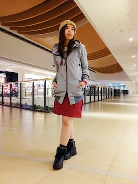 kinukaさん（レディース・157cm）の冬コーディネート