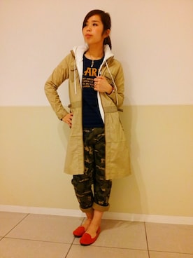 kinukaさん(レディース・157cm)の冬コーディネート