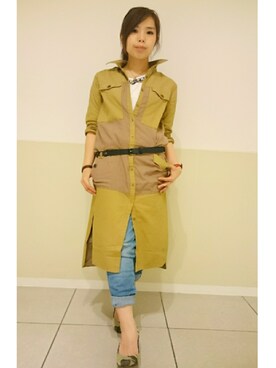 kinukaさん（レディース・157cm）の春コーディネート