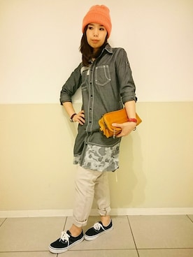 kinukaさん（レディース・157cm）の春コーディネート