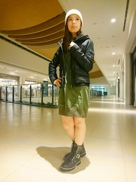 「ミリ女」｜kinukaさん（レディース・157cm）の秋コーディネート