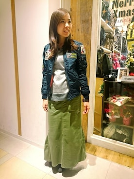 「ミリ女」｜kinukaさん（レディース・157cm）の冬コーディネート