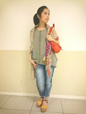 kinukaさん（レディース・157cm）の春コーディネート