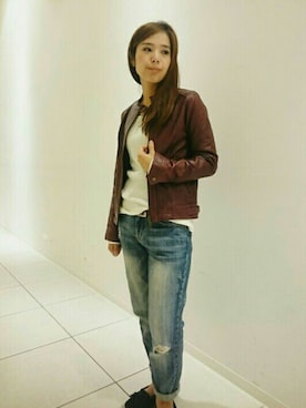 kinukaさん（レディース・157cm）の秋コーディネート