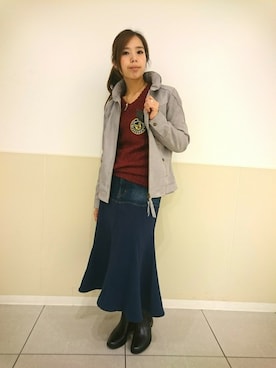 kinukaさん(レディース・157cm)の秋コーディネート