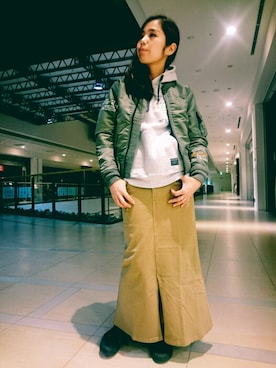 kinukaさん（レディース・157cm）の冬コーディネート