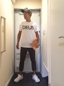 「Original.（オリジナル）のアイテム（帽子）」を使った、HATSUSHIさん（メンズ・173cm）の秋コーディネート