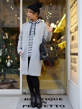 「3.1 Phillip Lim（スリーワンフィリップリム）のアイテム」を使った、OTOHAさん（レディース・156cm）の冬コーディネート