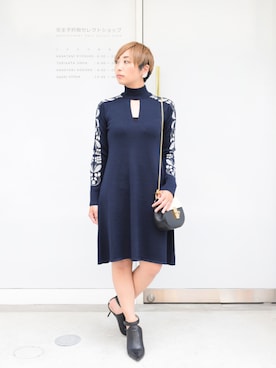 「アイテム（バッグ）」を使った、OTOHAさん（レディース・156cm）の秋コーディネート