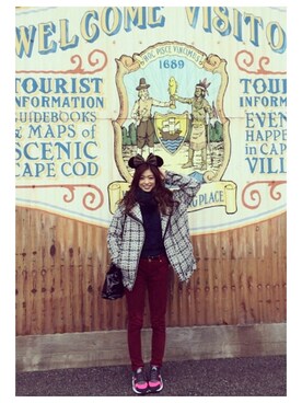 長谷川愛さんのコーディネート