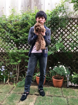 「TOMMY（トミー）のアイテム（アナログ腕時計）」を使った、じょんさん（メンズ・170cm）の春コーディネート