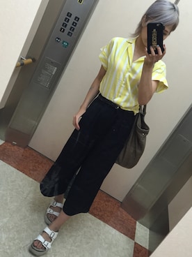 「モスキーノ」｜「アイテム（その他）」を使った、Yuri mom.♡さん（レディース・156cm）の夏コーディネート
