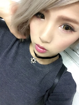 「メイクアップ」｜「アイテム（口紅/リップティント/グロス）」を使った、Yuri mom.♡さん（レディース・156cm）の秋コーディネート