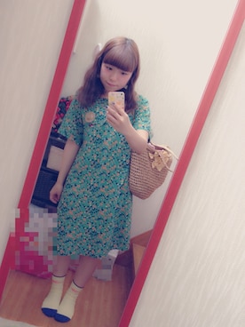 「PAR ICI」｜「アイテム（その他）」を使った、shio さん（レディース・148cm）の夏コーディネート