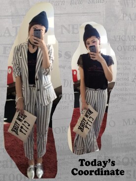 RUMIKA☺︎さん（レディース・162cm）の夏コーディネート