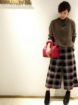 「京都マルイ」｜minimum京都マルイstaffさん（レディース・156cm）の秋コーディネート