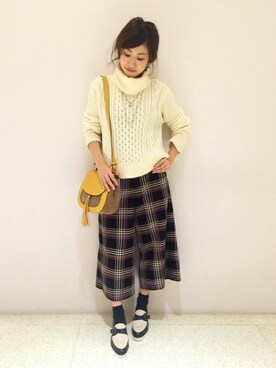 「京都マルイ」｜minimum京都マルイstaffさん（レディース・156cm）の秋コーディネート