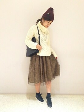 「京都マルイ」｜minimum京都マルイstaffさん（レディース・156cm）の秋コーディネート