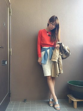 デリさん（レディース・168cm）の春コーディネート